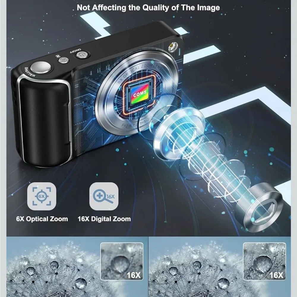 New in Box - Amazon - 5K Digital Camera for Photography
